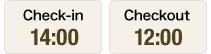 check-in14:00  check-out12:00