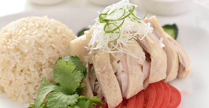 海南鶏飯（シンガポールチキンライス）セット