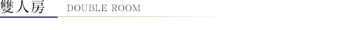雙人房